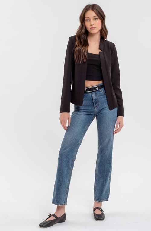 BLU PEPPER BLU PEPPER OPEN FRONT BLAZER 