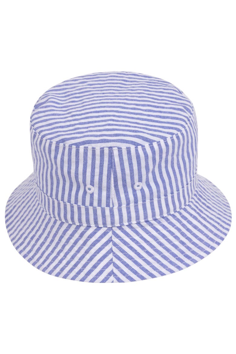 Childrens/Kids Berwick Striped Bucket Hat, Alternate, color, Blue Tone