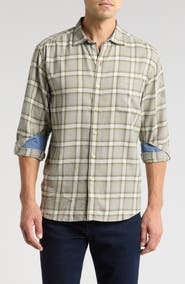 Tommy Bahama Beach Comber Plaid Twill Sport Shirt