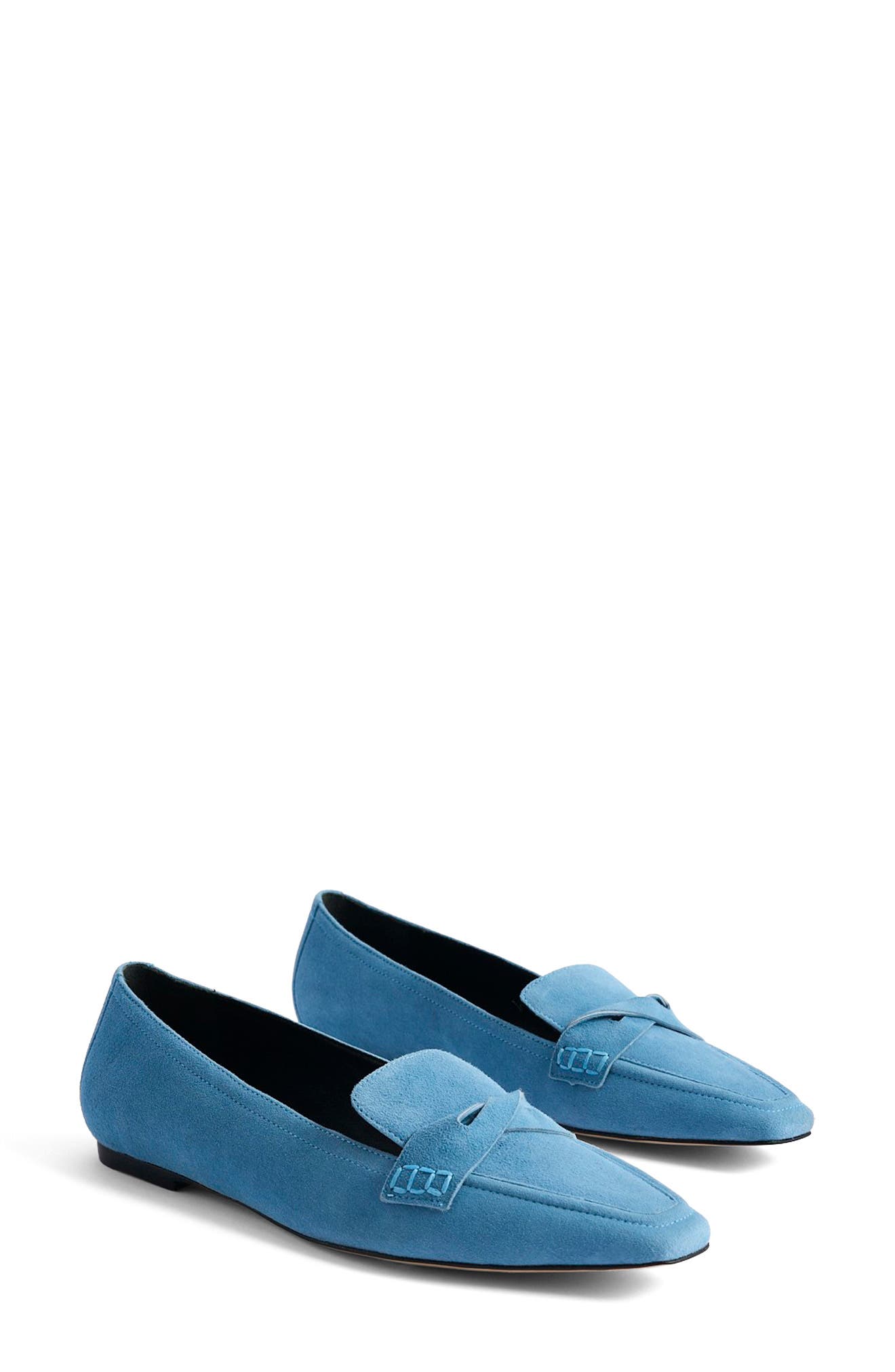 Courtney Loafer, Main, color, CHAMBRAY SUEDE
