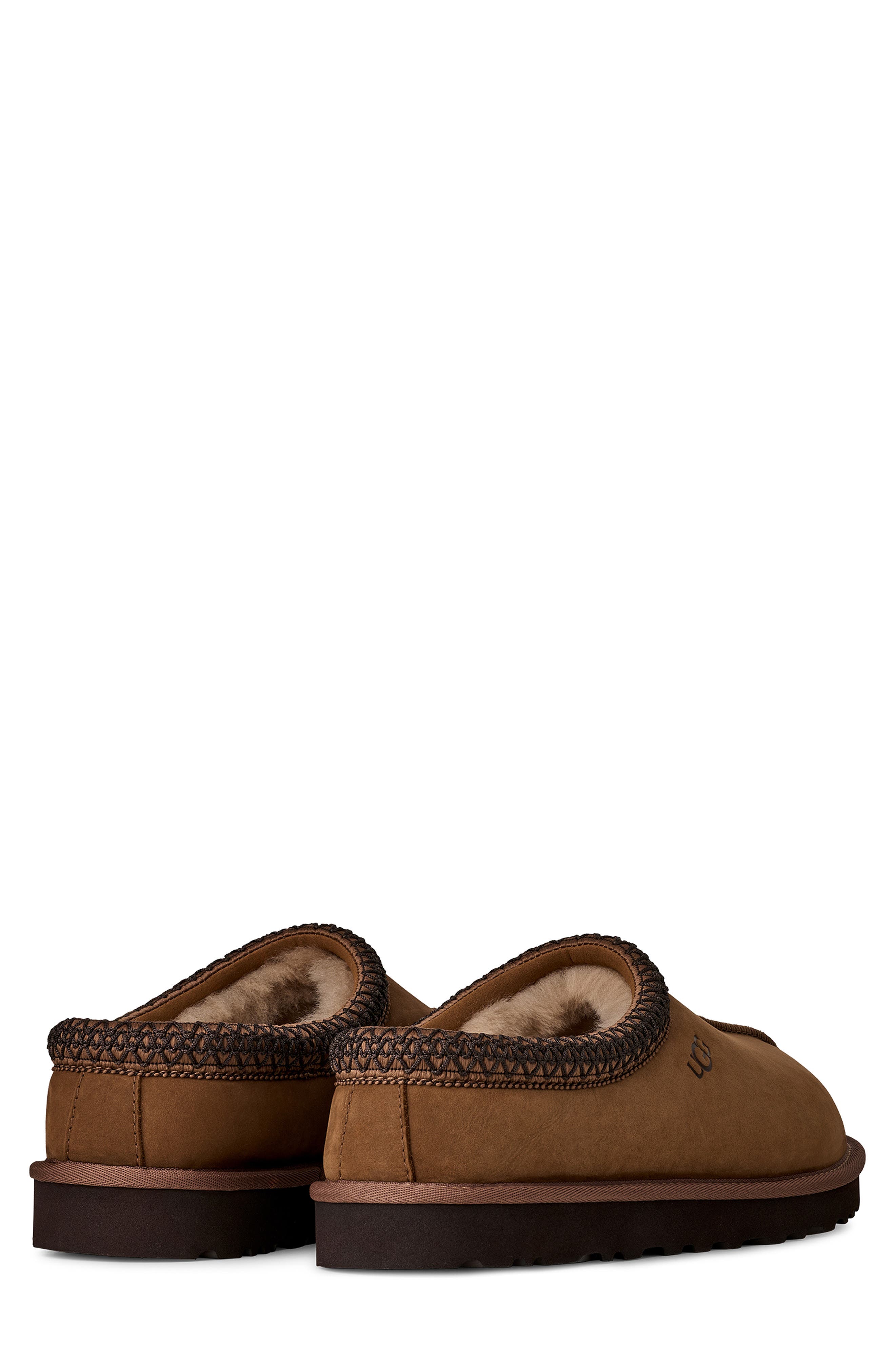 UGG<sup>®</sup> Tasman II Genuine Fur Lined Waterproof Slippers, Alternate, color, Dark Chestnut