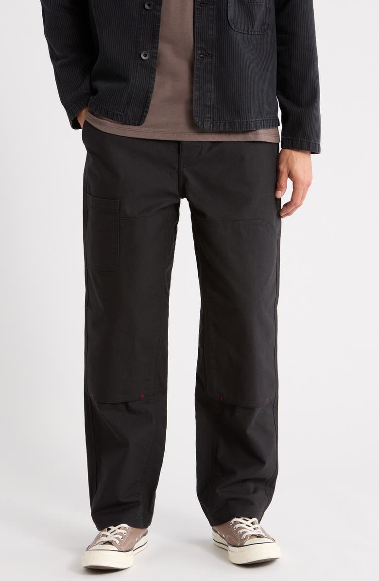 Imperfects Courier OG Fit Cotton Canvas Chore Pants, Main, color, Obsidian