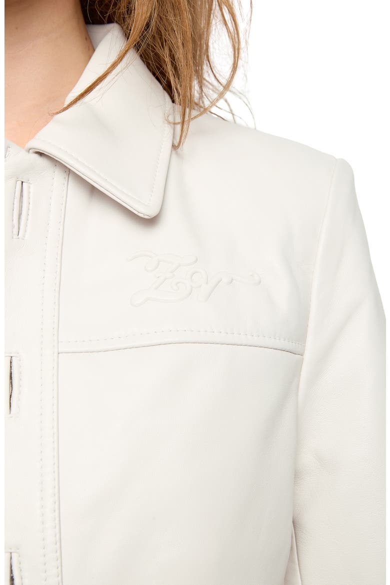 LIamys Leather Jacket, Alternate, color, JUDO