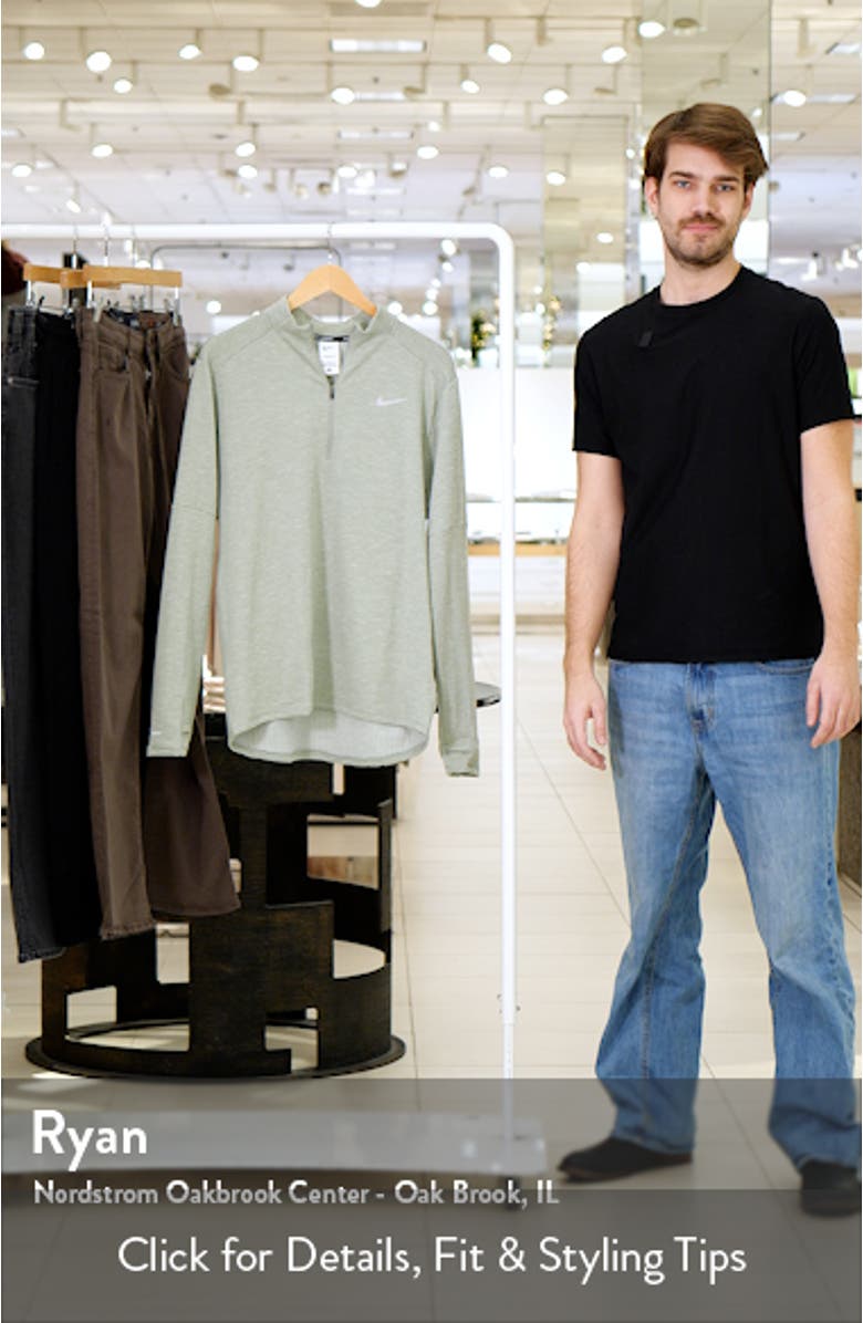 Therma-FIT Water Repellent Half Zip Running Top, sales video thumbnail