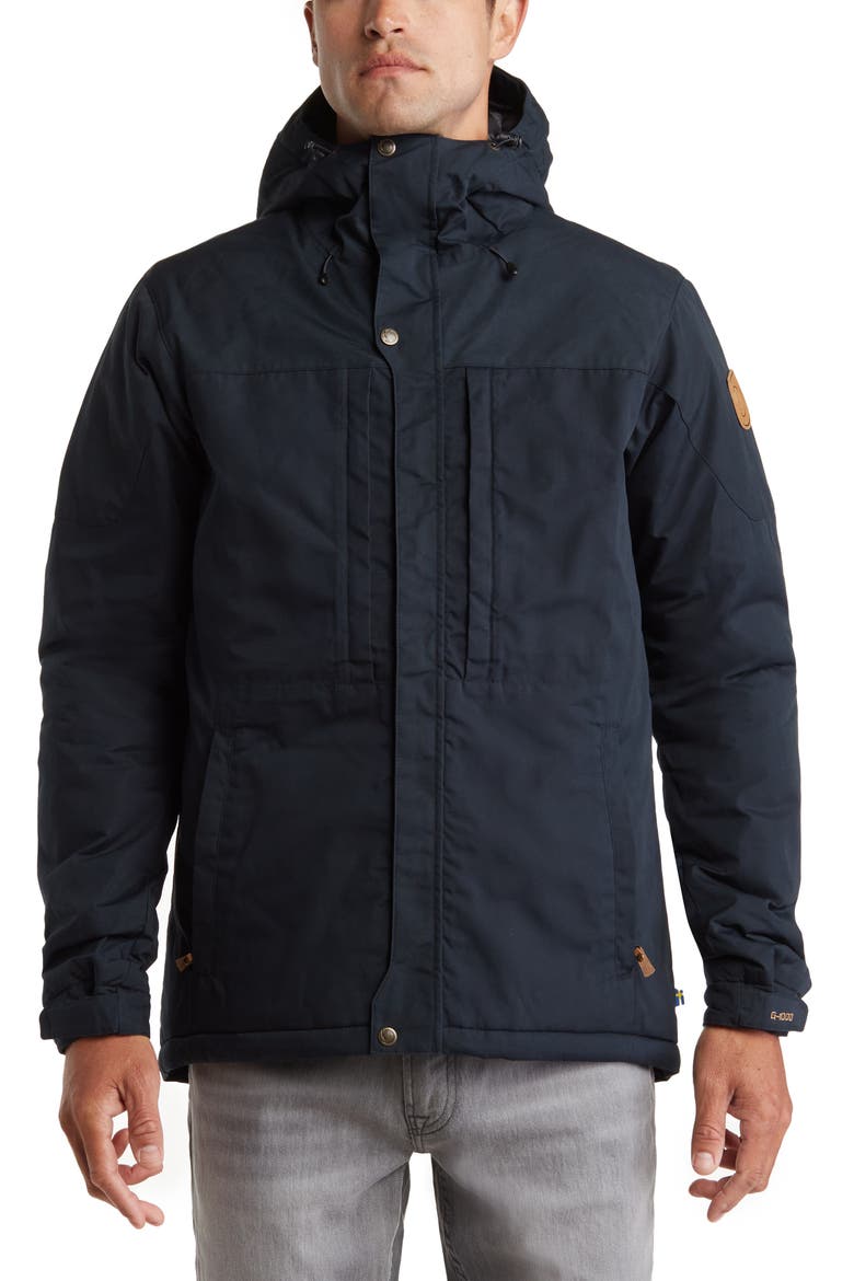 Skogsö Water Resistant Insulated Jacket, Alternate, color, DARK NAVY