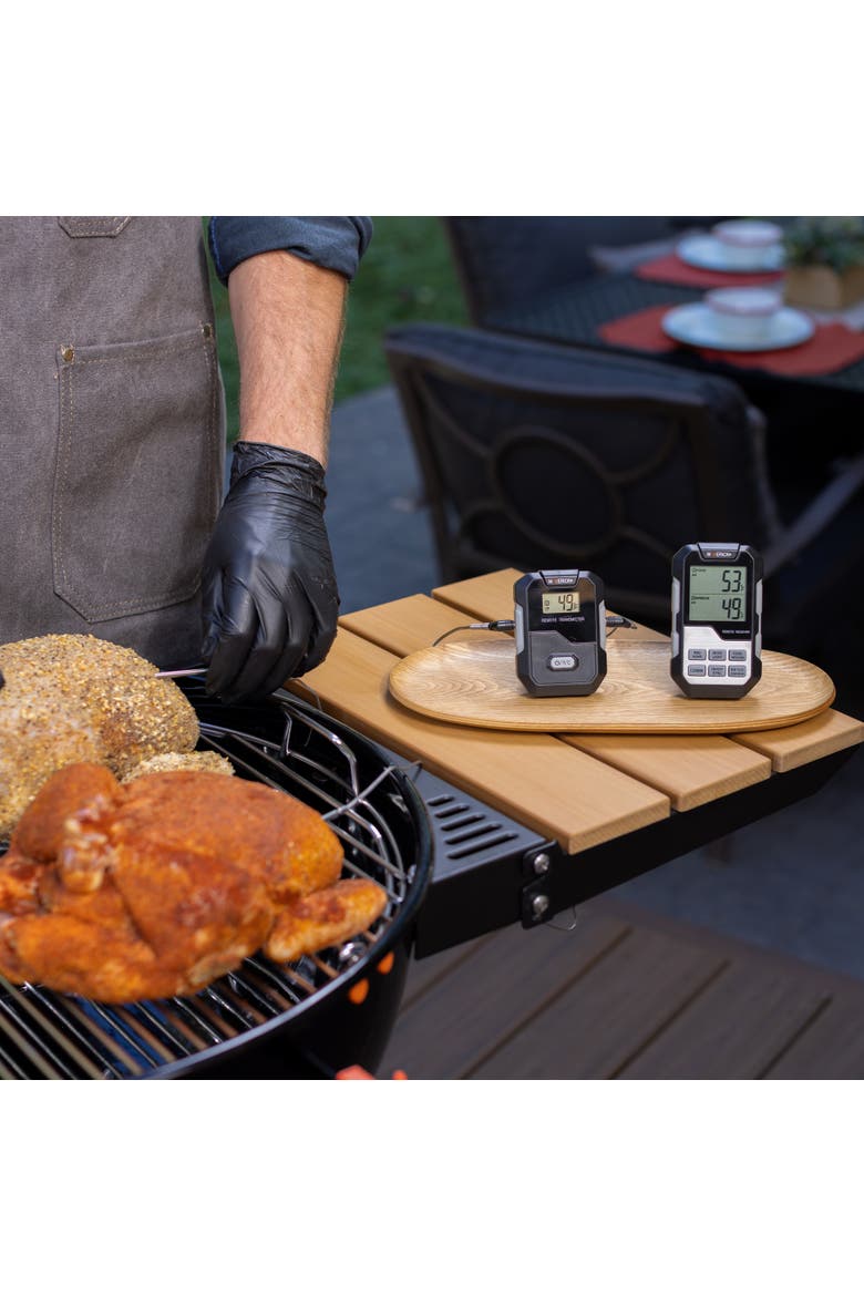 Long Range Wireless Remote Cooking Thermometer, Dual Probe, Alternate, color, Black/Grey