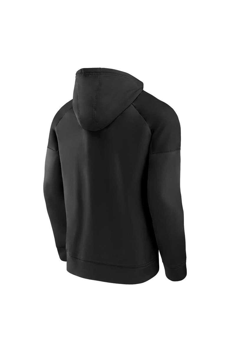 FANATICS Men's Fanatics  San Jose Sharks Black Ice Defender Raglan Pullover Hoodie, Alternate, color, Black