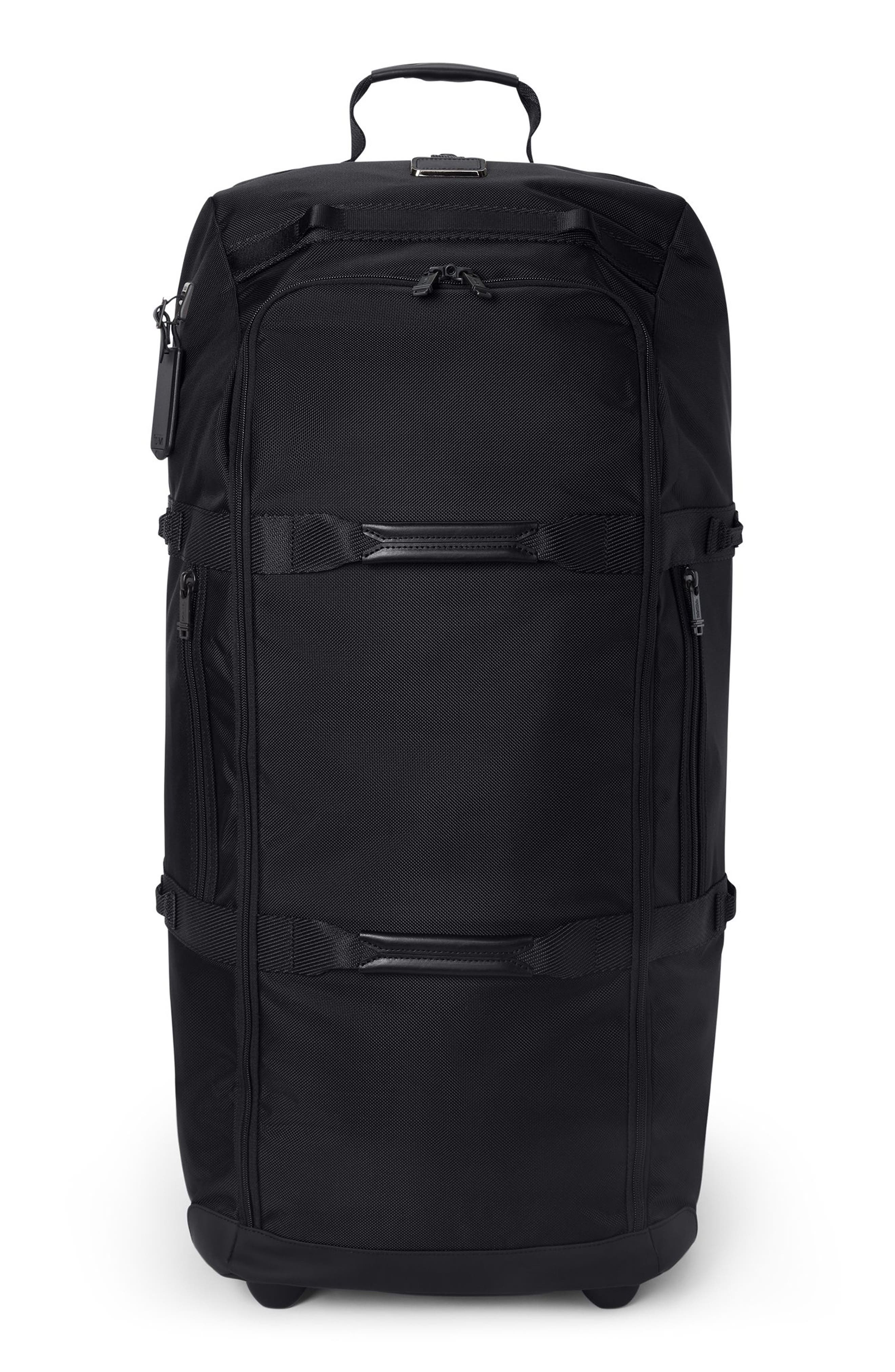 TUMI Alpha Bravo Collapsible Duffle Bag, Main, color, Black