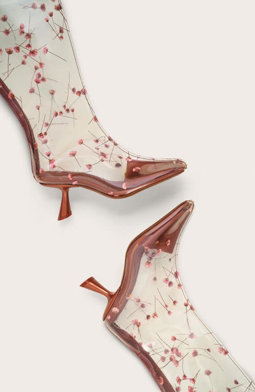 Cult Gaia Wren Flared Heel Boot In Multi