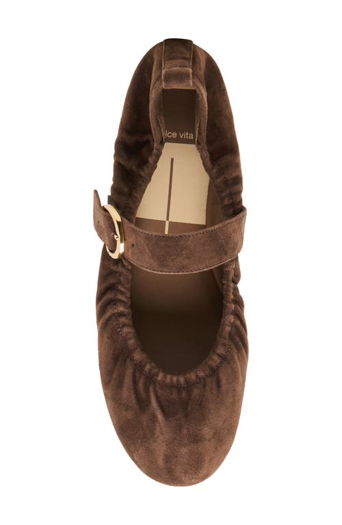 Dolce Vita Caely Mary Jane Flat In Brown