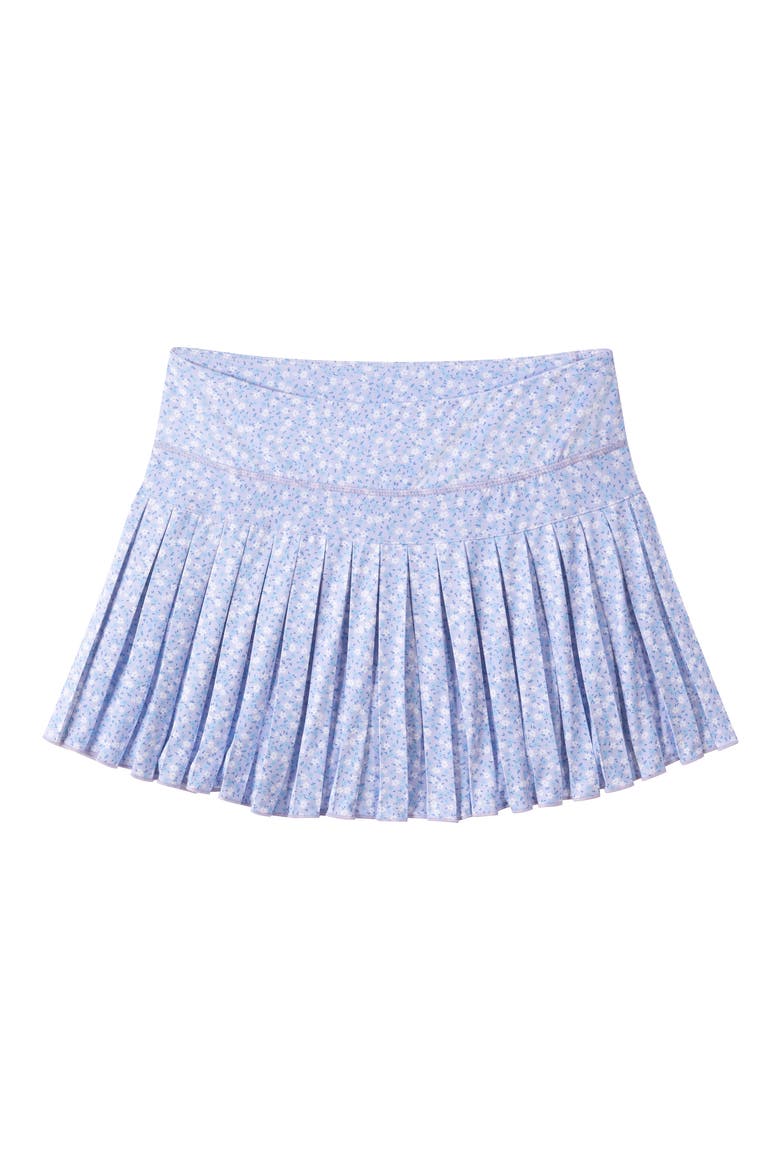 Kids' Floral Pleated Skort, Main, color, PURPLE MULTI