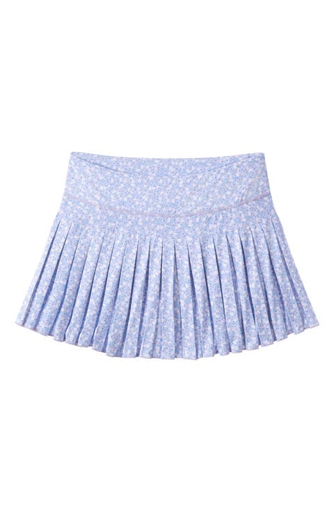Kids' Floral Pleated Skort (Big Kid)