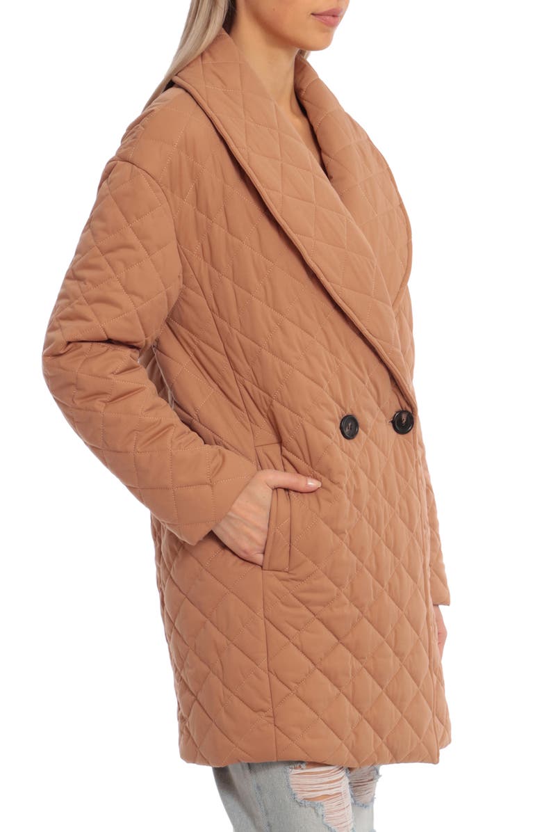 Avec Les Filles Quilted Coat, Alternate, color, 