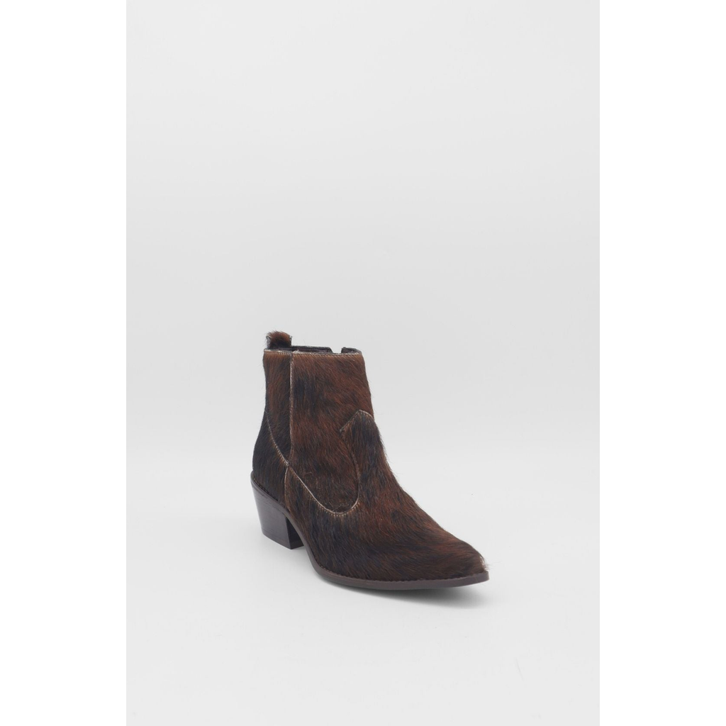 Stivali New York Nomad Western Cowboy Booties In Brown