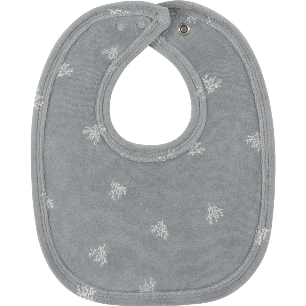 Ely's & Co. Velour Leaf Pattern Collection In Gray