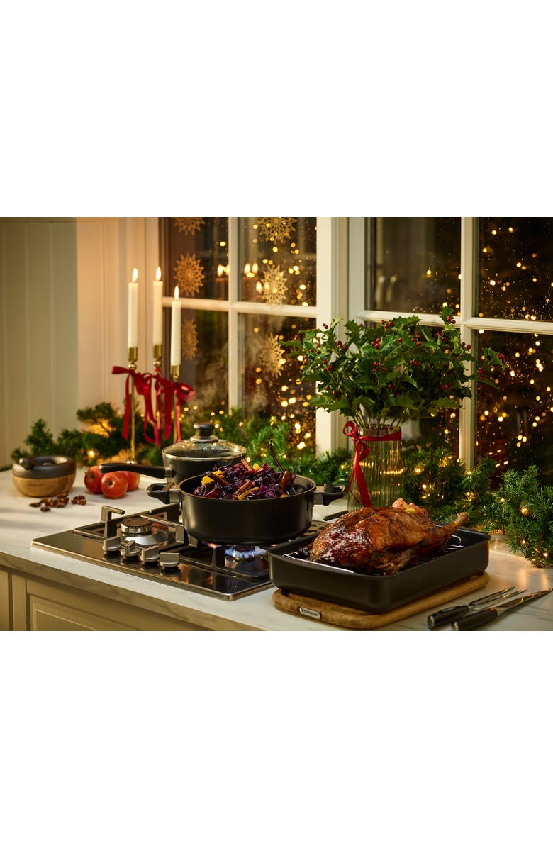 Scanpan Classic 2 Quart Covered Saucepan, Alternate, color, Black