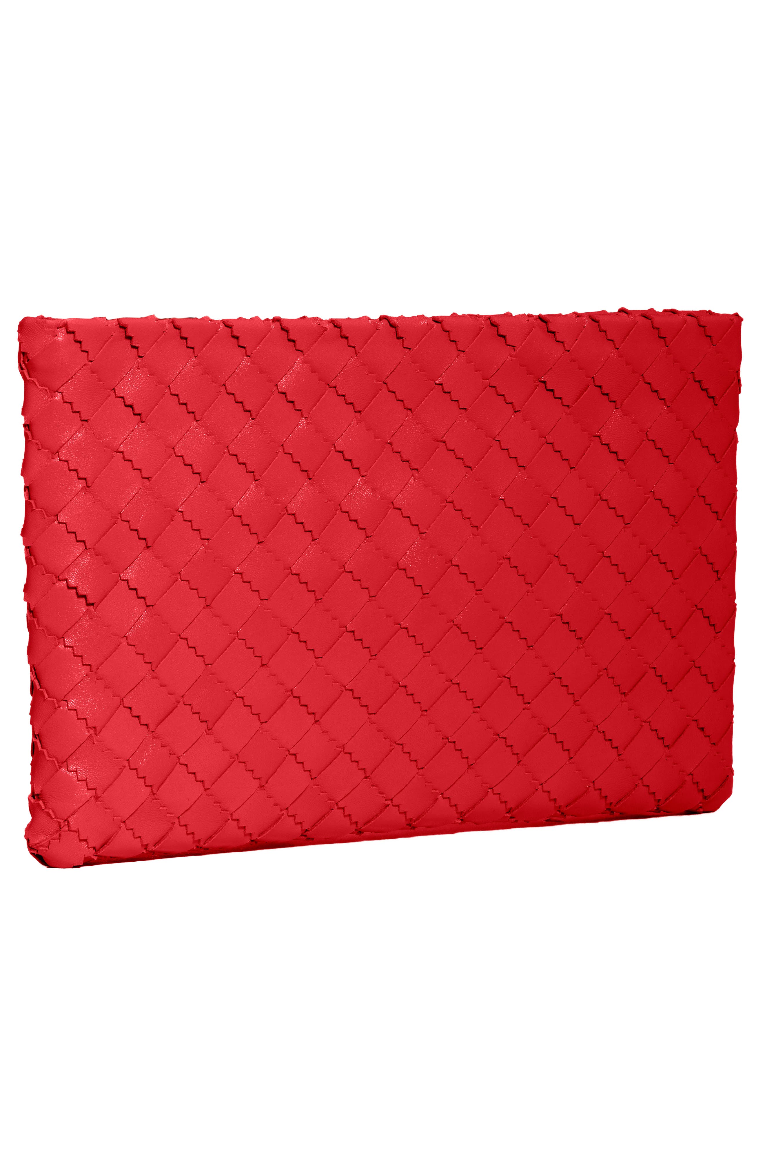 Bottega Veneta Intrecciato Leather Pouch, Alternate, color, 