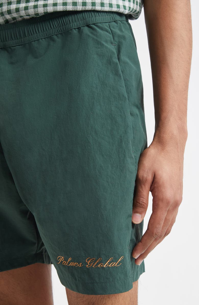 PALMES Global Tennis Shorts, Alternate, color, Dark Green