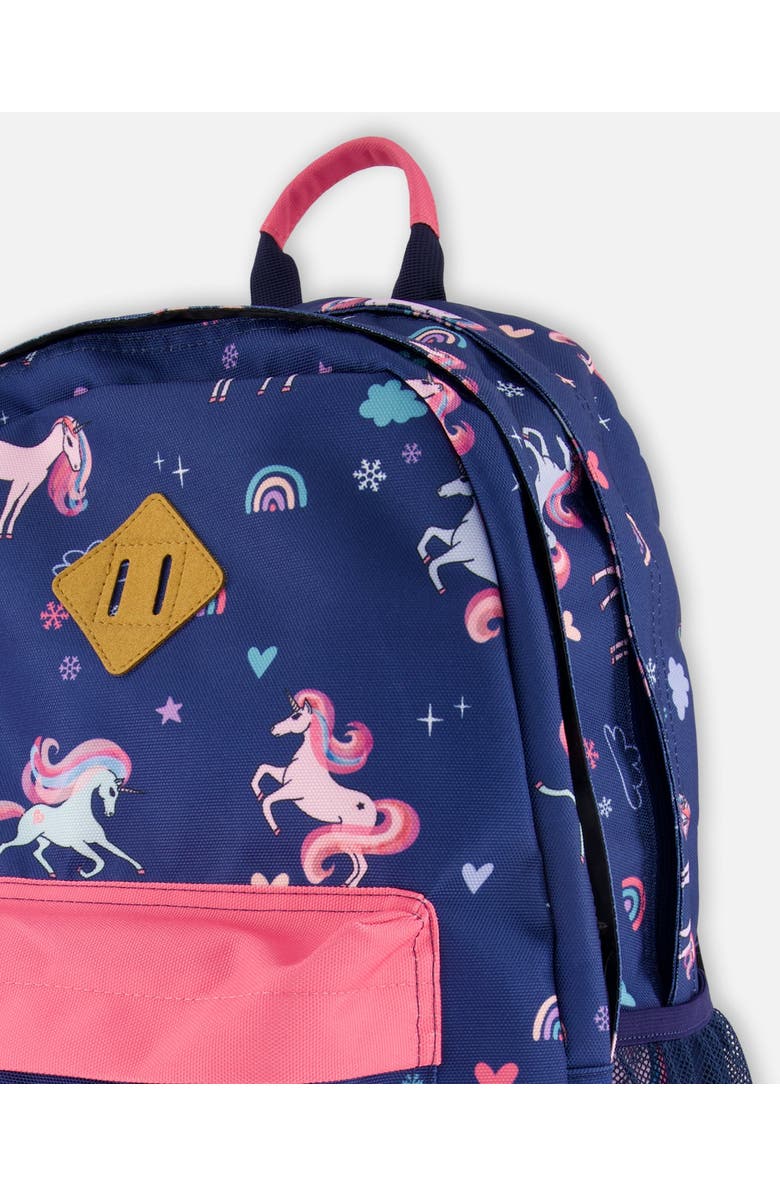 Deux par Deux Kids Backpack Unicorn, Alternate, color,
