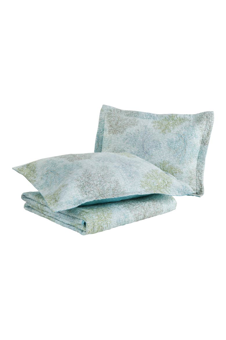 Saltwater Quilt Set, Main, color, BLUE/ GREY MULTI