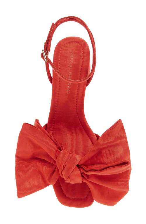 Loeffler Randall Carmen Ankle Strap Sandal In Red