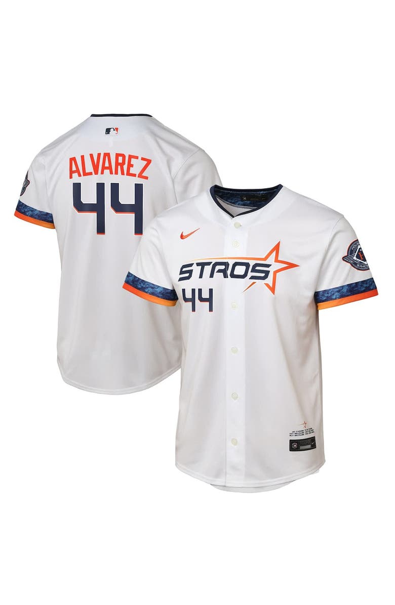 Nike Youth Nike Yordan Alvarez White Houston Astros 2025 City Connect Limited Player Jersey, Alternate, color, White