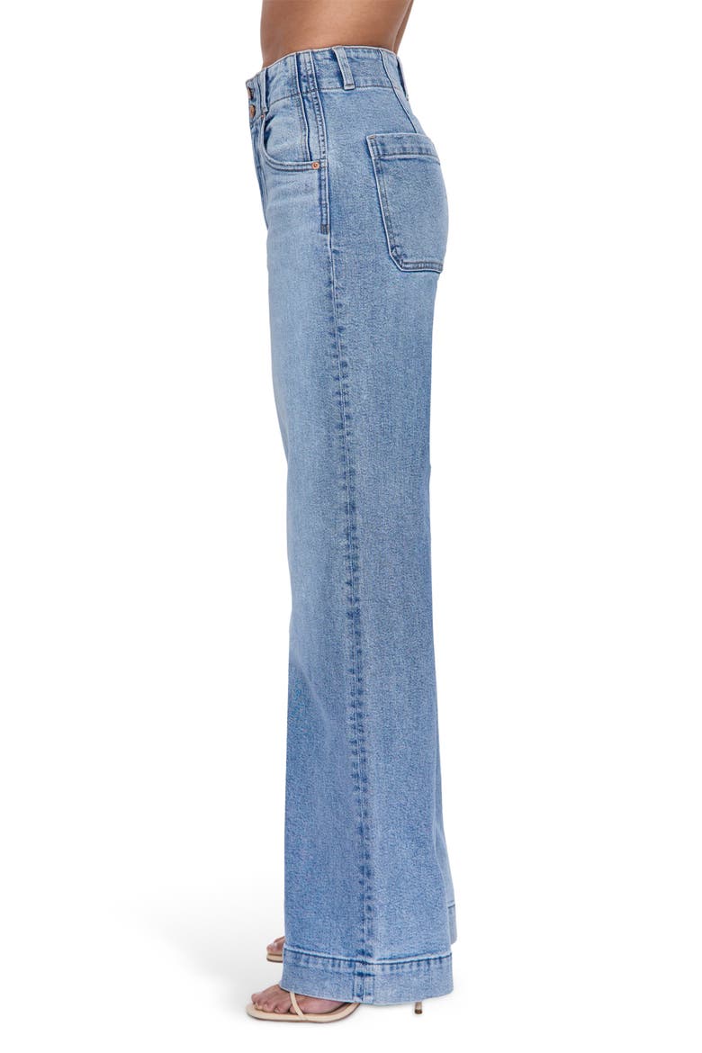 Lana Double Button Wide Leg Jeans, Alternate, color, TERRACE