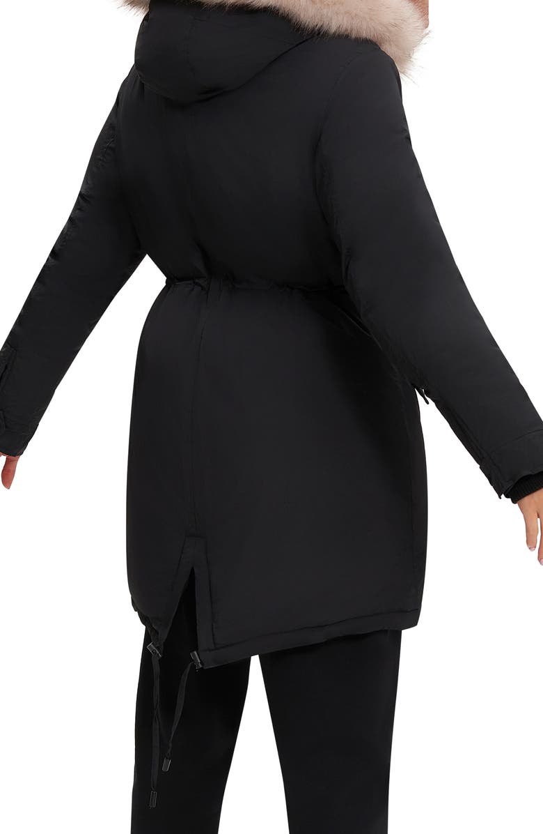 Noize Caroline Vegan Faux Fur Parka, Alternate, color,