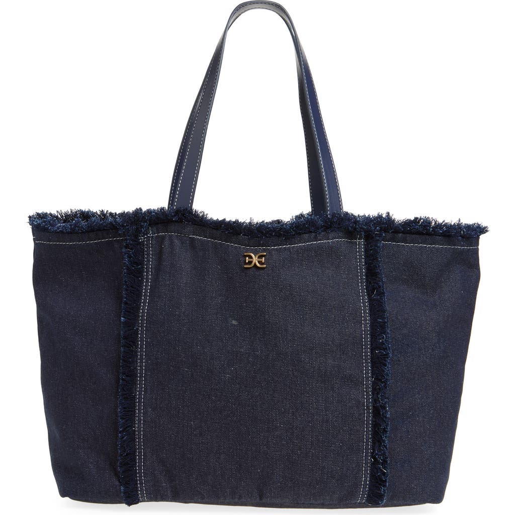 SAM EDELMAN SAM EDELMAN LARGE IRINA REVERSIBLE DENIM TOTE