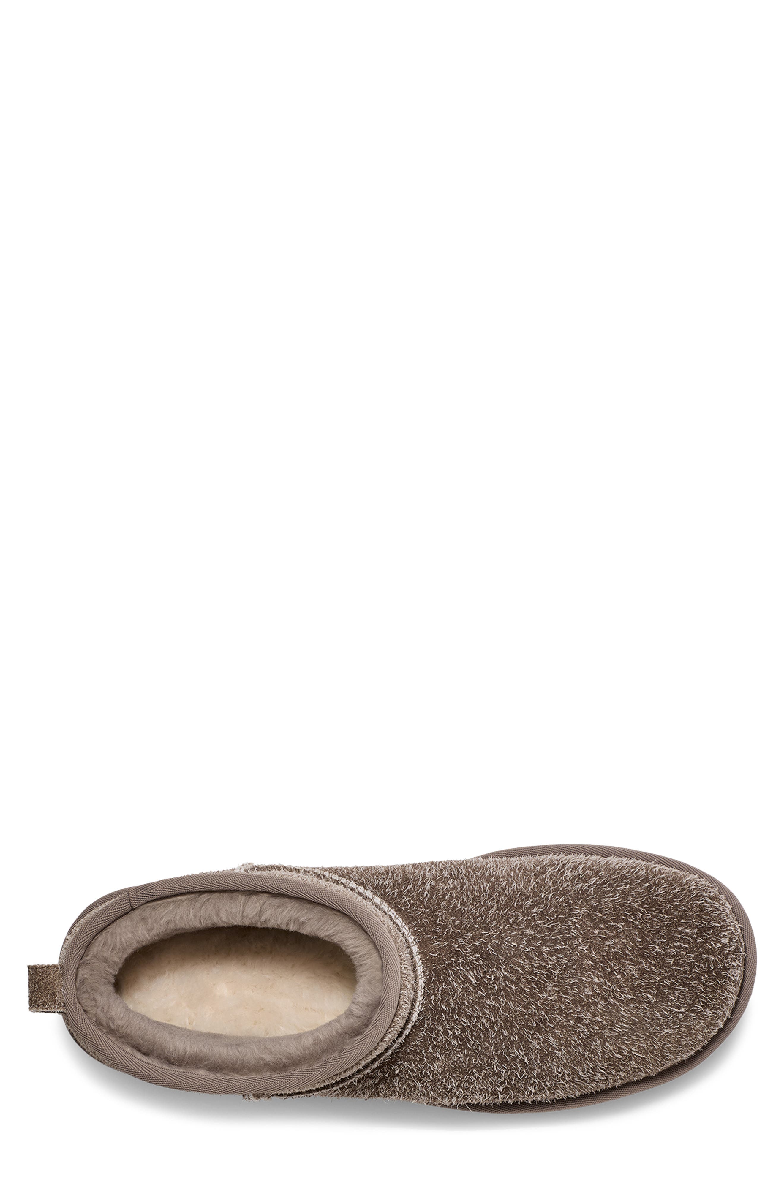 UGG<sup>®</sup> Classic Ultra Mini Shaggy Water Resistant Boot, Alternate, color, 