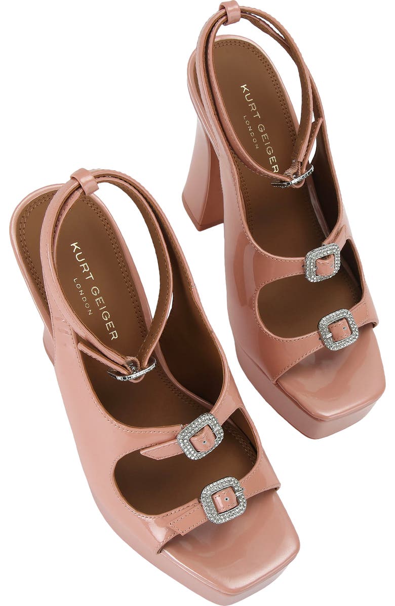 Kurt Geiger London Triple Buckle Platform Sandal, Alternate, color,