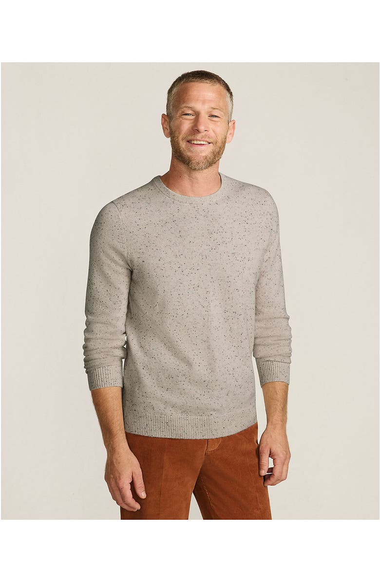 Lands' End Fine Gauge Cashmere Sweater, Alternate, color, Solstice Donegal