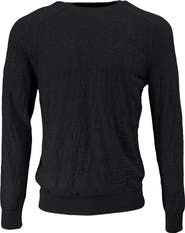 Lords of Harlech Cole Fully Fashioned Merino Wool Crewneck Sweater