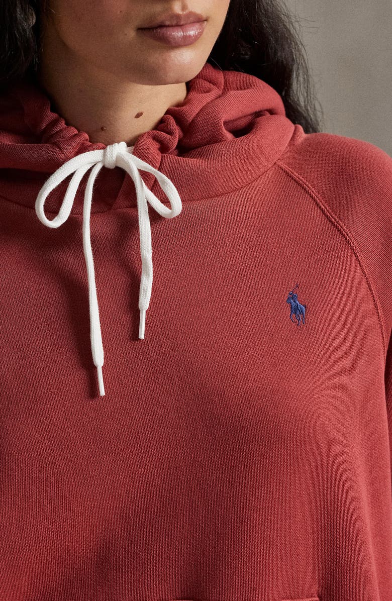 Polo Ralph Lauren Cotton Blend Fleece Hoodie, Alternate, color, Red Snapper