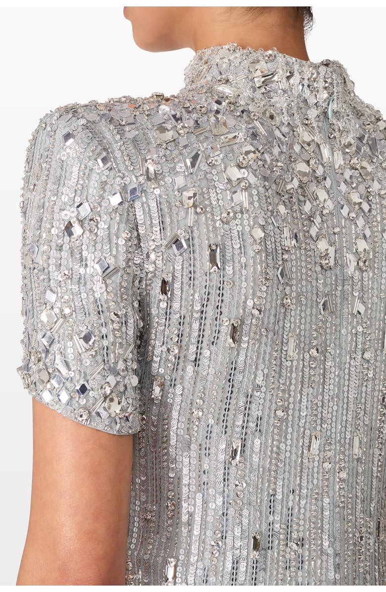 Jenny Packham Zea Sequin-Embellished Top, Alternate, color,