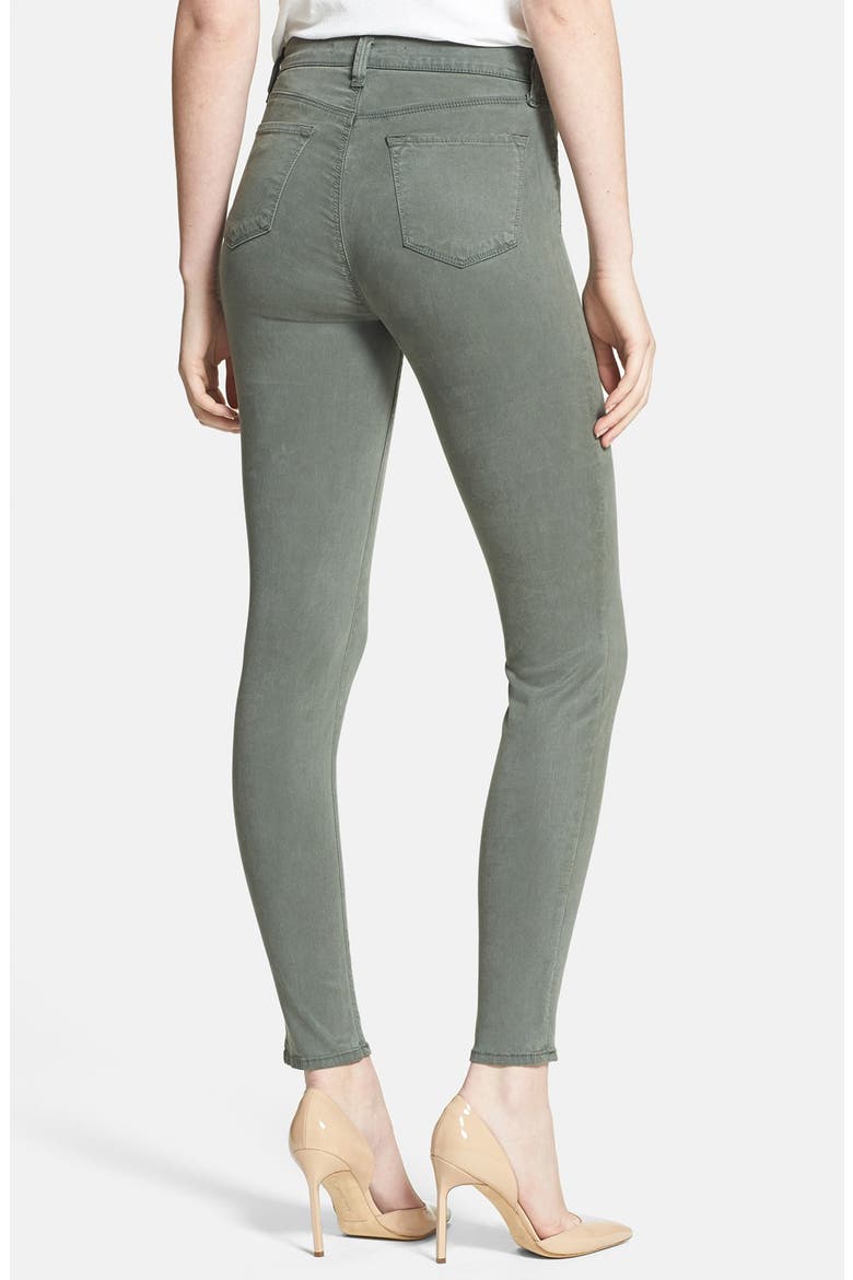 'Maria 2311' High Rise Skinny Jeans, Alternate, color, SPRUCESTONE