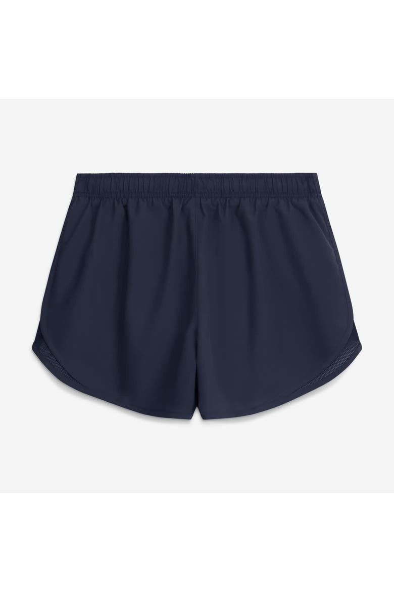 Women's Nike Navy Michigan Wolverines Tempo Mid-Rise Dri-FIT Shorts, Alternate, color, Navy