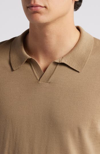 Enord Long Sleeve Wool Polo Sweater