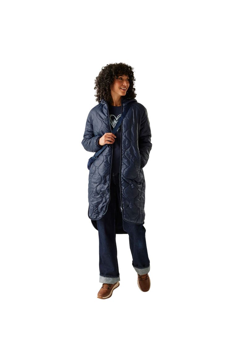 Triea Quilted Jacket, Alternate, color, Navy