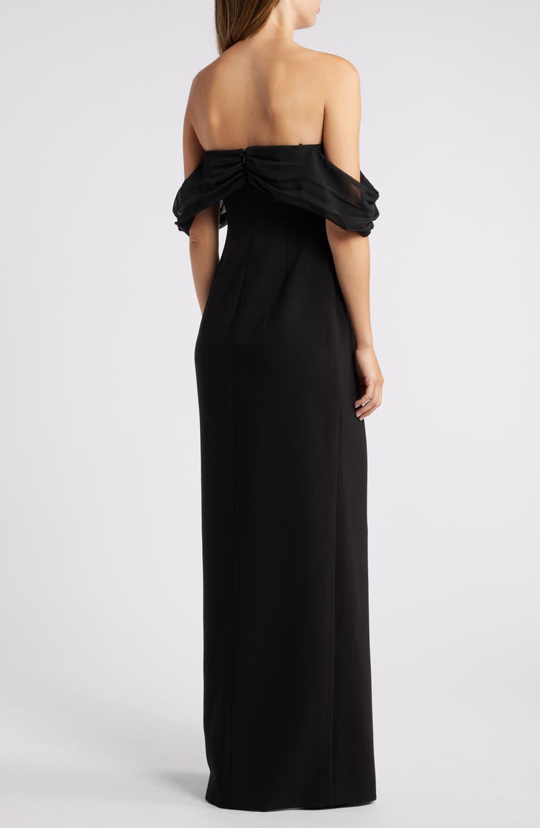 LIKELY Toula Rosette Off the Shoulder Sheath Cocktail Dress, Alternate, color,