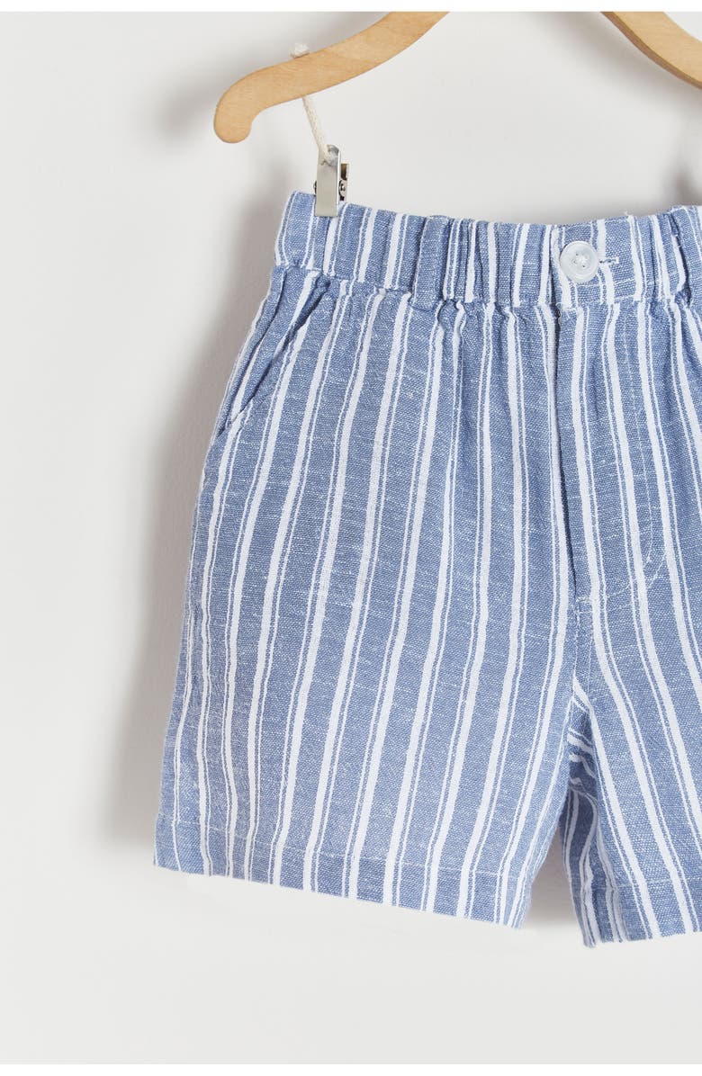 Babycottons Premium Cotton Rani Bermuda for Toddler, Alternate, color, Blue