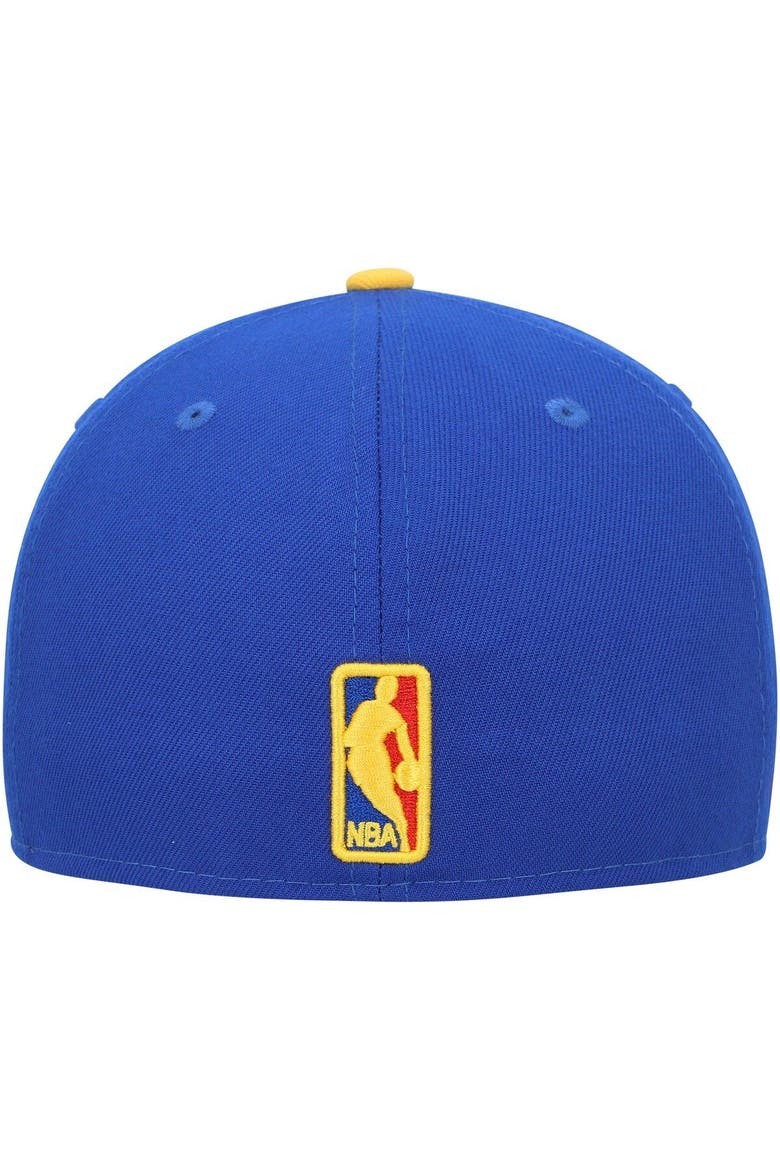 Men's New Era Blue Miami Heat Side Patch 59FIFTY Fitted Hat, Alternate, color, Blue