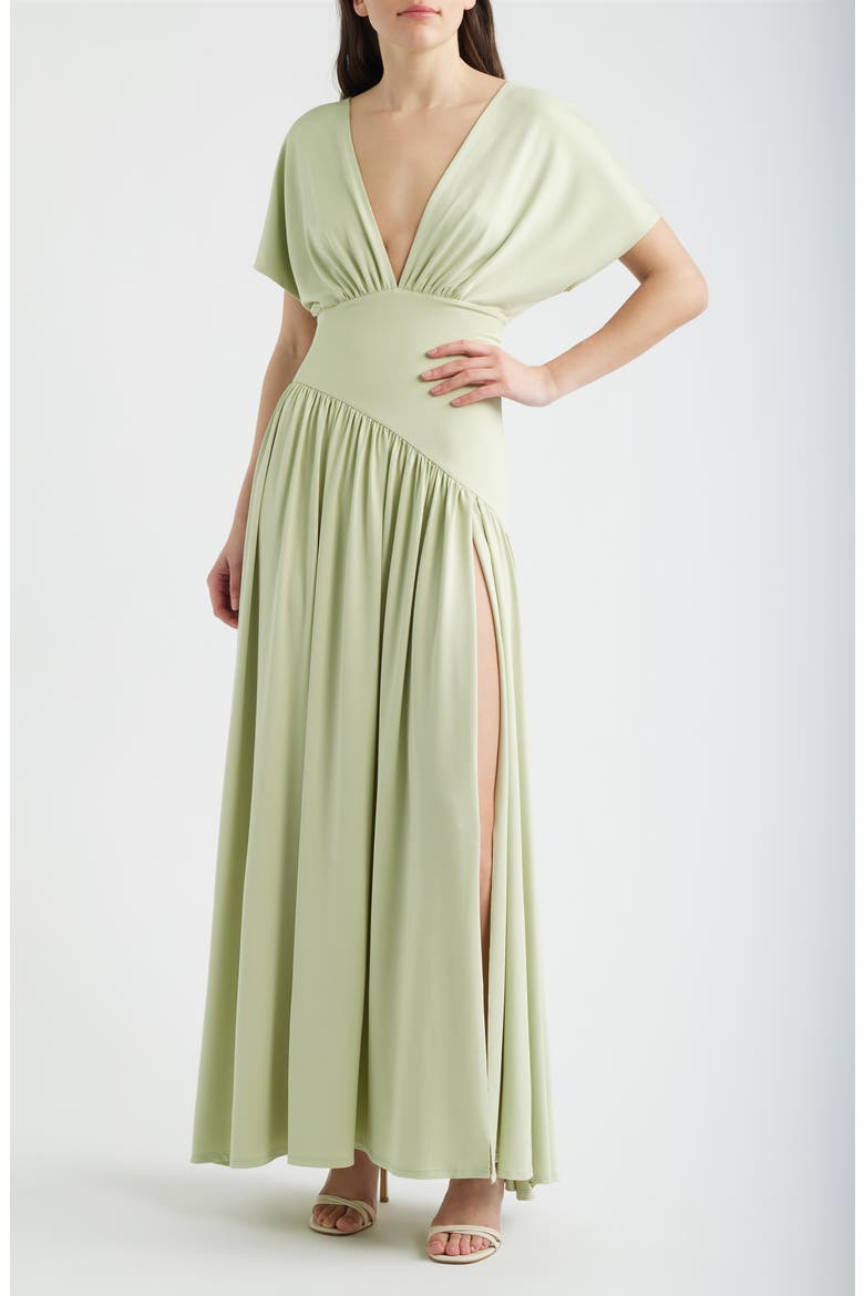 women's green midi dress AOMEI Asymmetrical V Neck Half Sleeve with Bow Tie Pleated Summer (Small,Green) at Amazon Women's Clothing store Color:Pink Seafoam Stetson Woven flattering ponte knit shapes Bubble-Skirt Short Homecoming Dress