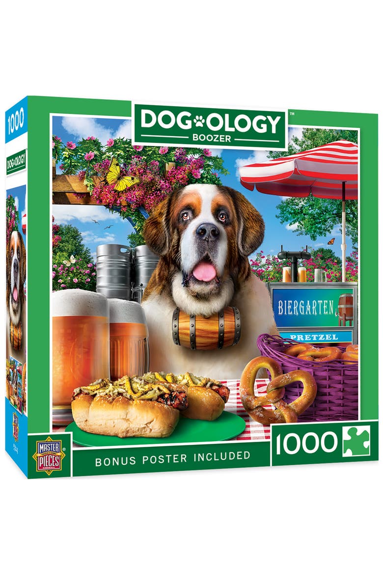 Dogology Boozer 1000 Piece Jigsaw Puzzle, Main, color, Multicolor