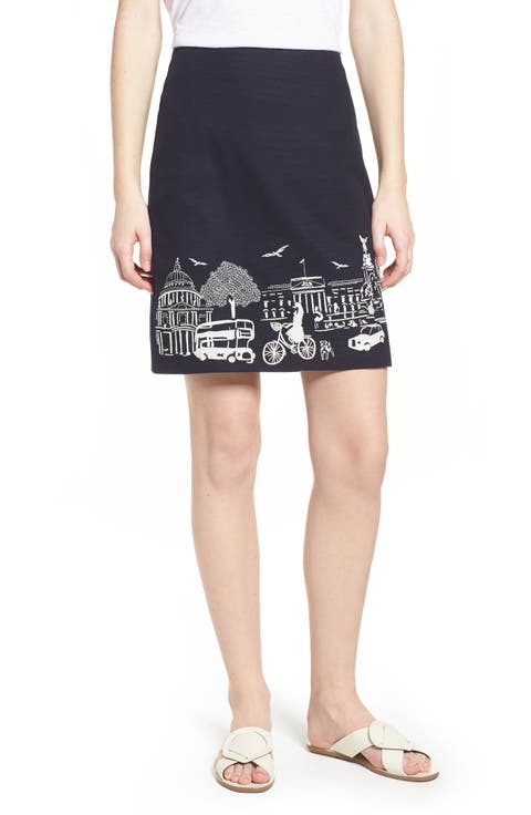 Tilda Embroidered Cotton Skirt