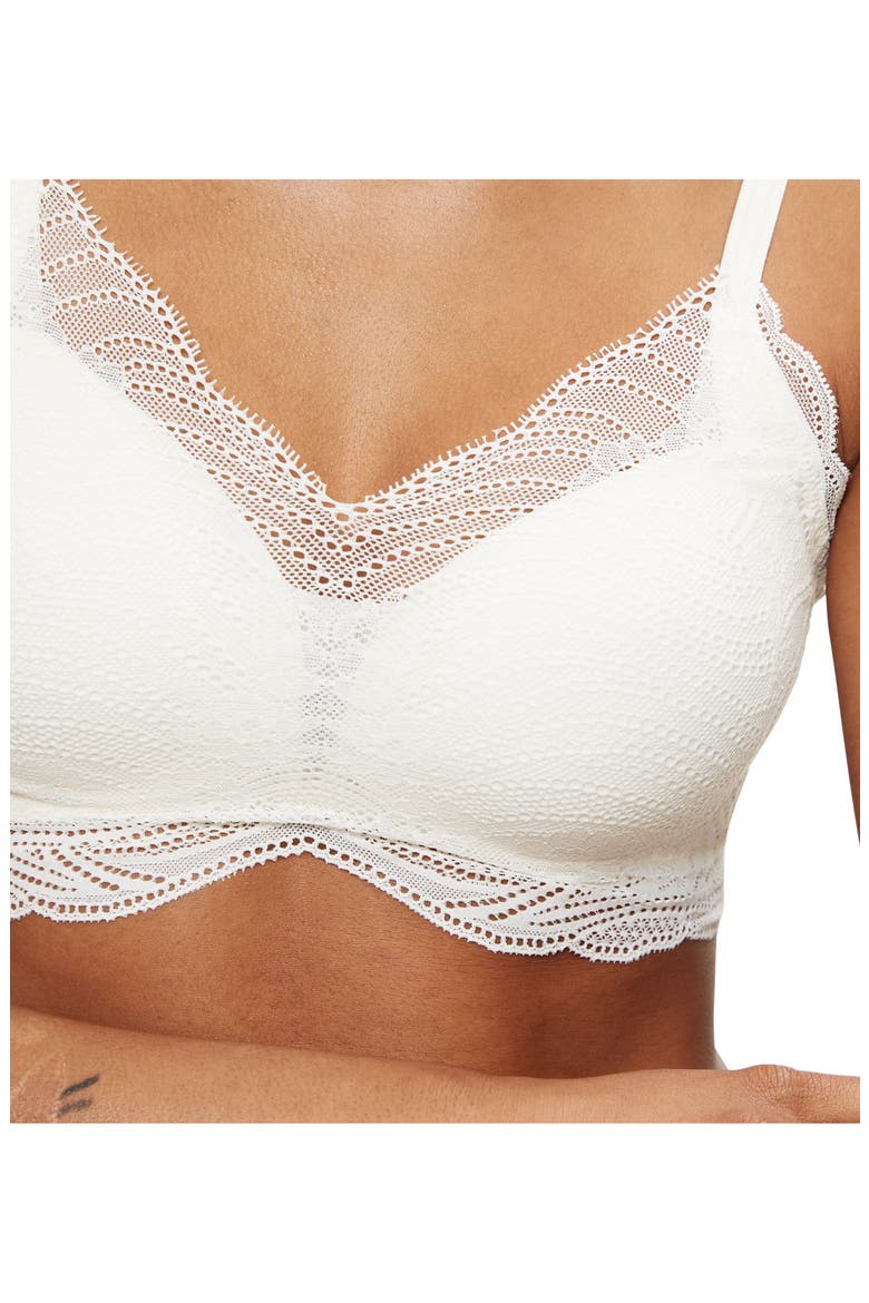 Lift Smart Wireless Bra, Alternate, color, Ecru White