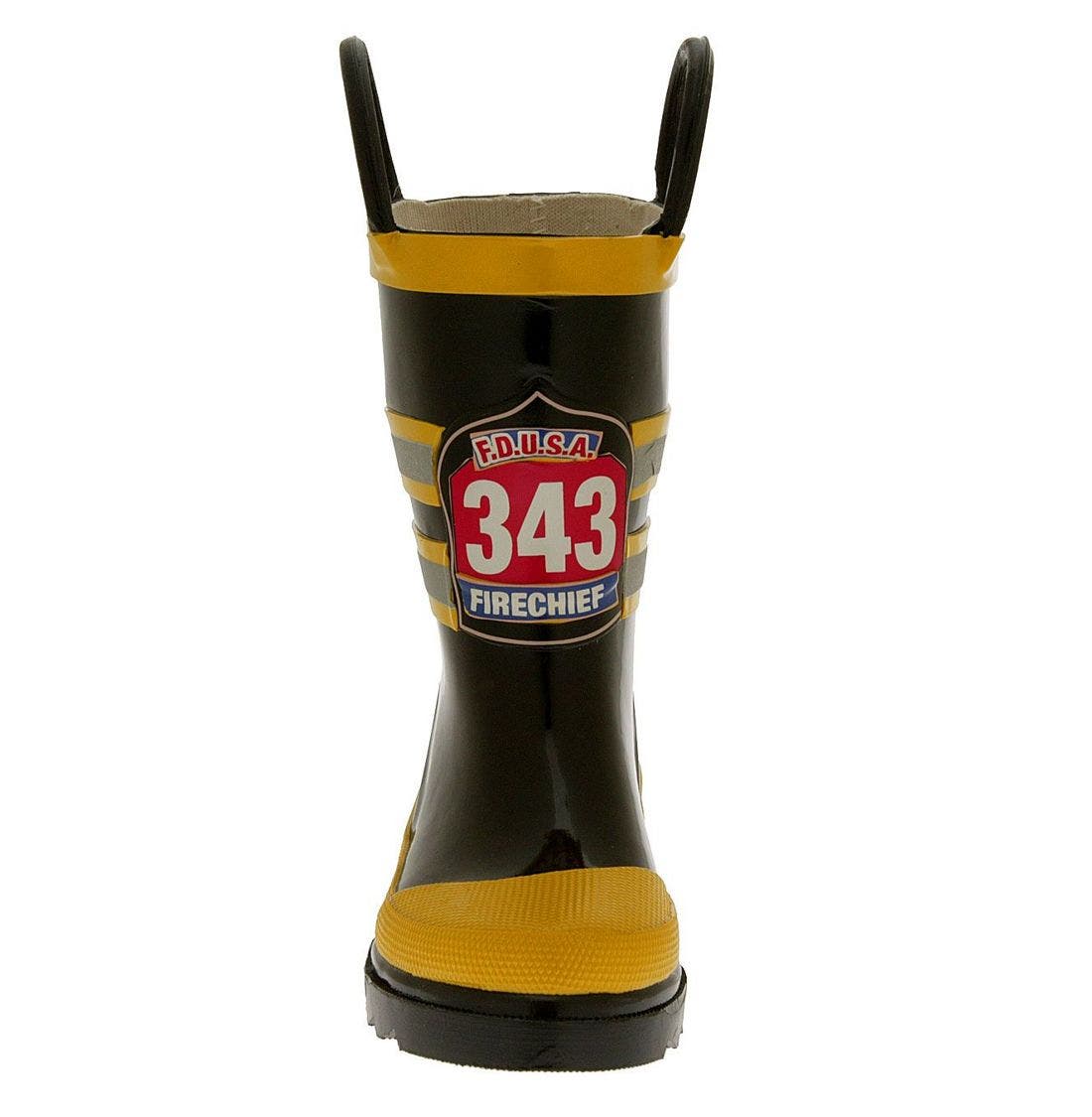 Western Chief 'Fireman' Rain Boot, Alternate, color, 