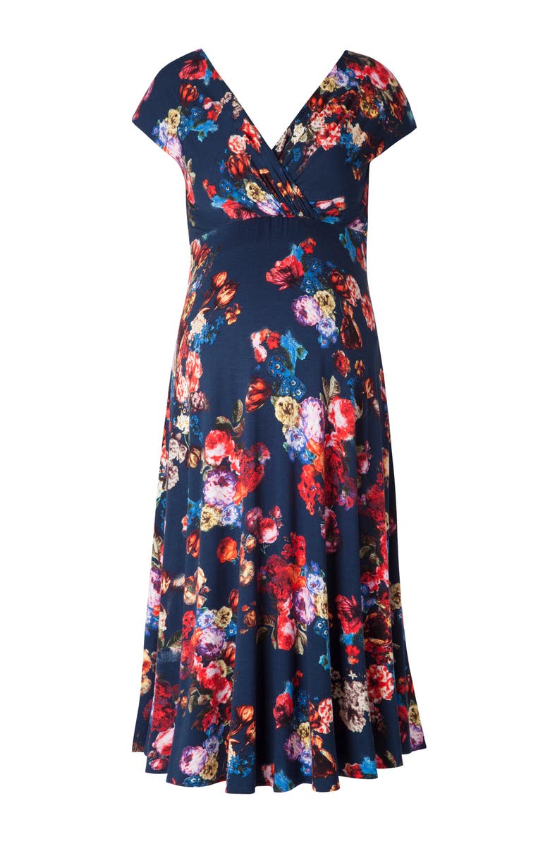 Tiffany Rose Maternity Alessandra Maternity Dress, Alternate, color, Midnight Garden
