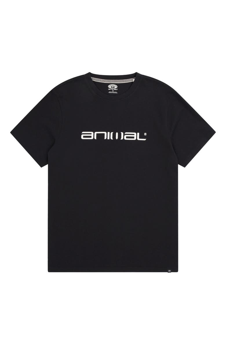 Leon Natural Relaxed Fit T-Shirt, Main, color, Black