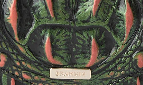 Brahmin Veronica Croc Embossed Leather Wallet In Multi